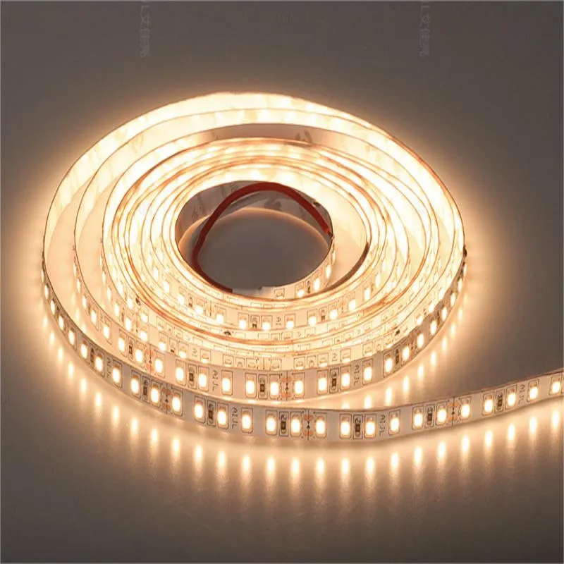 Fitas de LED SMD Ultra Brilhantes Flexíveis 12V 2835 Usadas para Casa, Hotel, Shopping