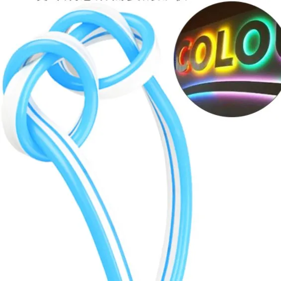 Design Decorativo de Casamento Natal Halloween IP68 Luz de Faixa de Silicone LED Neon
