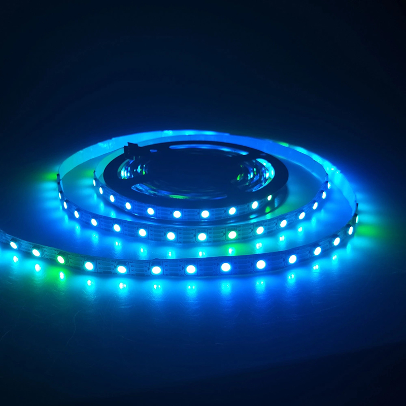 Kit de Fita LED RGB USB Personalizado DC5V por Atacado Ws2812b Fita de Pixel Endereçável com 14keys Controle Remoto para Lâmpada de Armário de TV