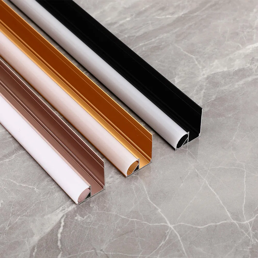 Perfil de Alumínio Difusor de Luz LED Curvado Flexível e Personalizado com Fita LED Flexível