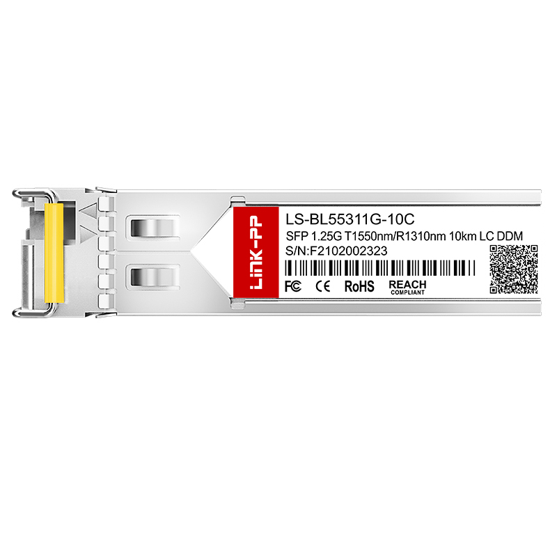 Bidirectional Single Mode 1G BiDi SFP 1310nm/1550nm 10km Simplex LC SMF Optical Transceiver Module