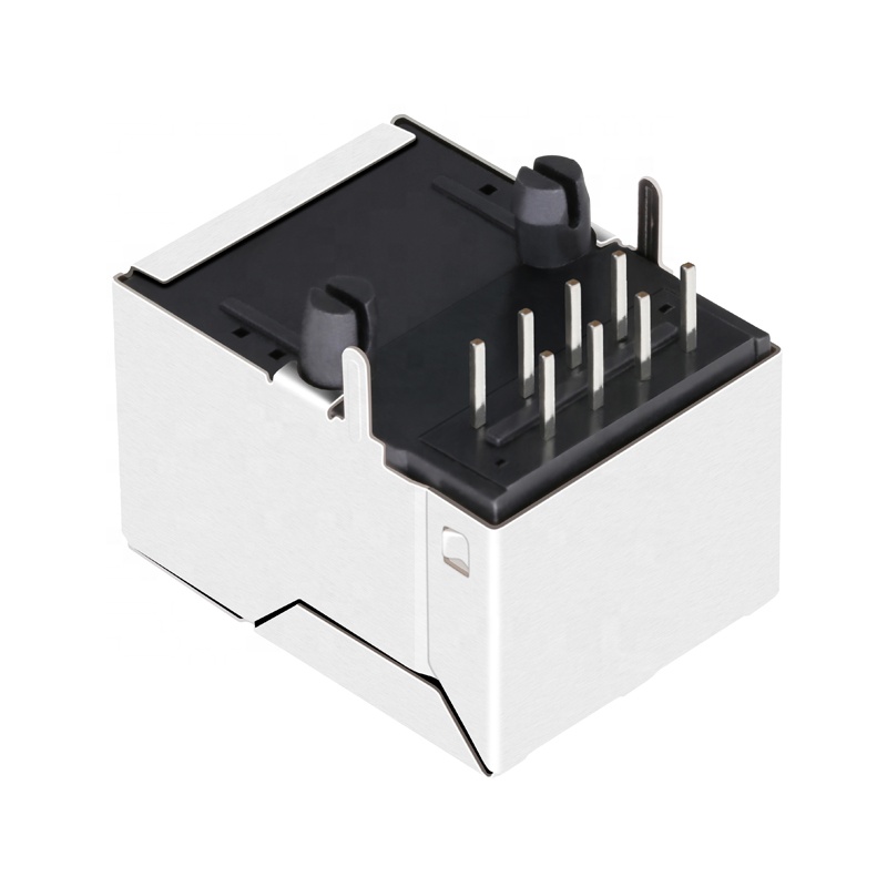 Gige Transformer Modules RJ45 Waterproof Connector LJ-T40B4L-00-F