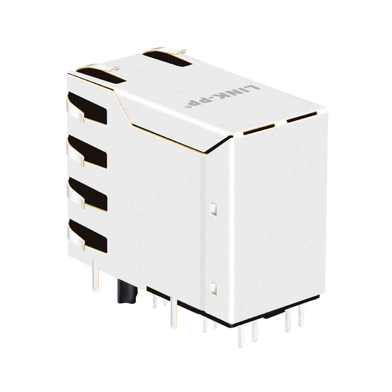China Manufactures 2x1 Port Shielded RJ45 Modular Jack