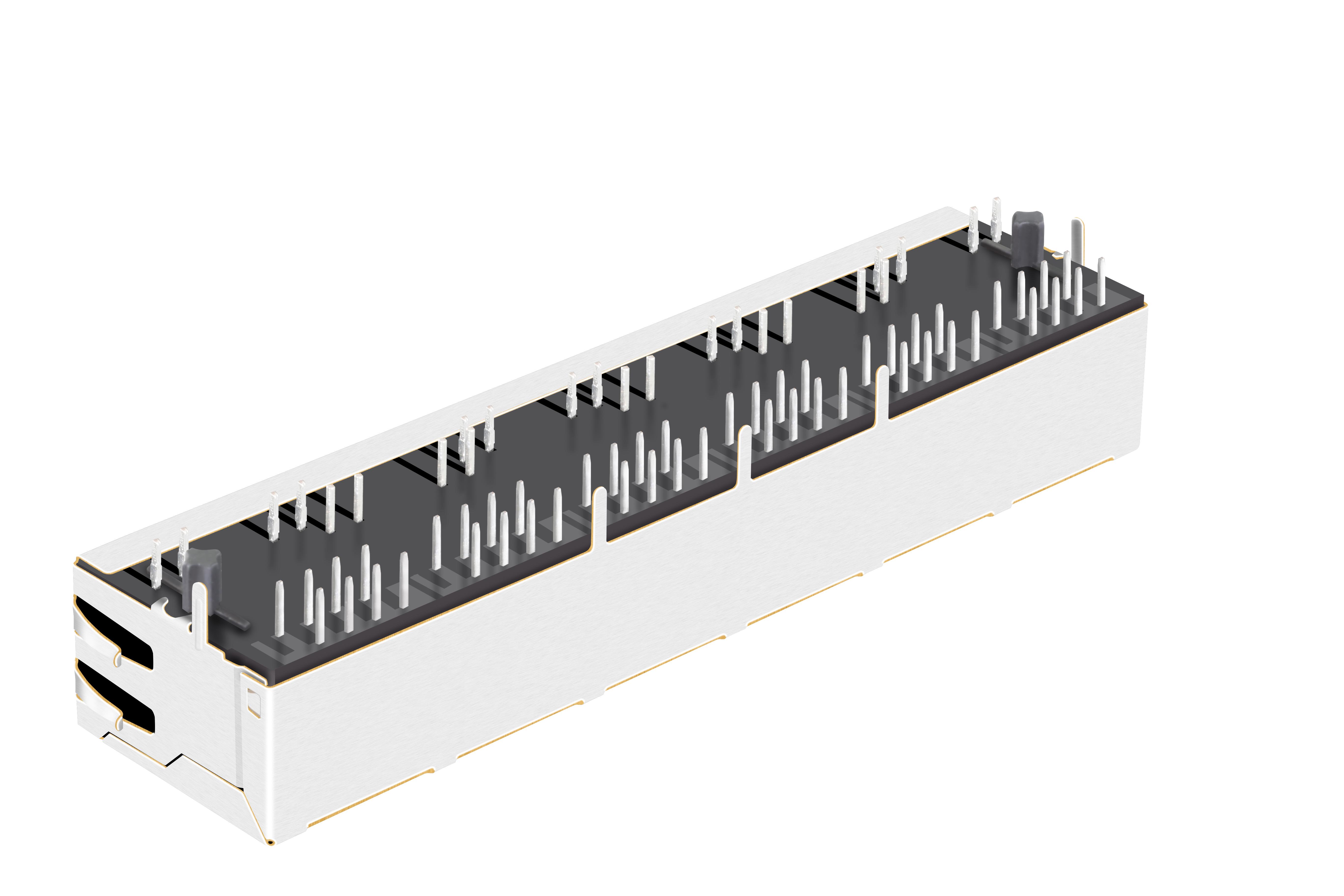 Tyco 1-1840452-1 RJ45 Connector Modular Jack With Magnetics