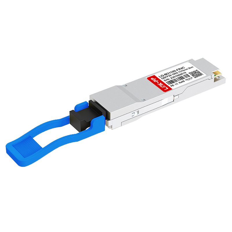 QSFP28 100GBASE-PLR4L 1310nm 2km 100G MPO-12 SMF Optical Transceiver Module