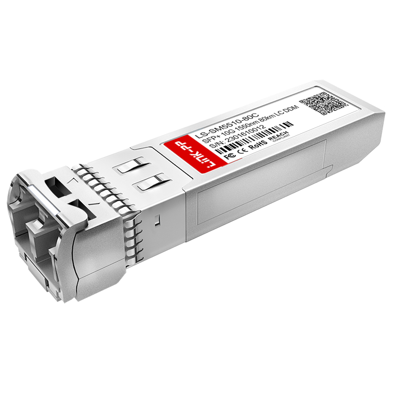 10GBASE-ZR SMF Fiber Optic Transceiver Duplex LC Single Mode 1550nm 10g SFP+ Module 80km
