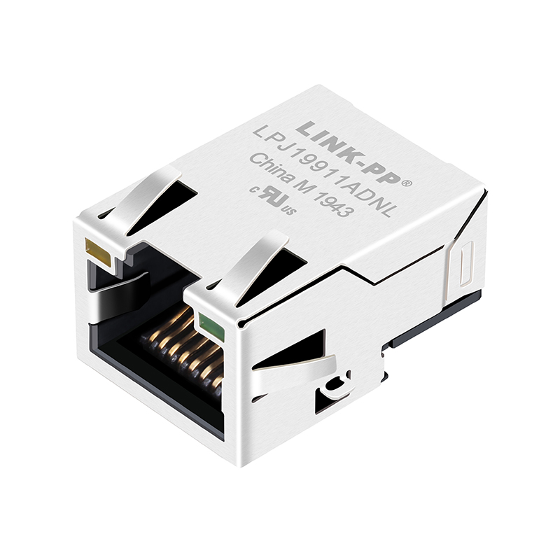 7498011122 7498011122AR Tab up 10/100 Base-t SMT Magnetic Ethernet Surface Mount RJ45 Connector With Leds