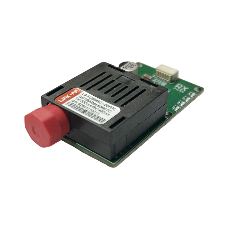 Single Mode 155M BiDi 1550nm-Tx/1490nm-Rx FC 80km Air/Ground TTL 1x9 Optical Transceiver
