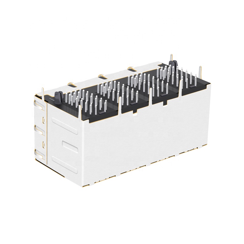 2.5G Base-T Integrated Magnetics PoE+ 2x4 Port Ethernet RJ45 Connector