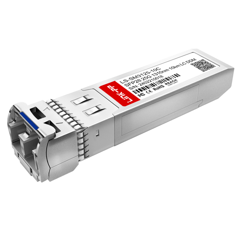 Single Mode 1310nm 25G SFP28 LR 10km Duplex LC SMF Optical Transceiver Module