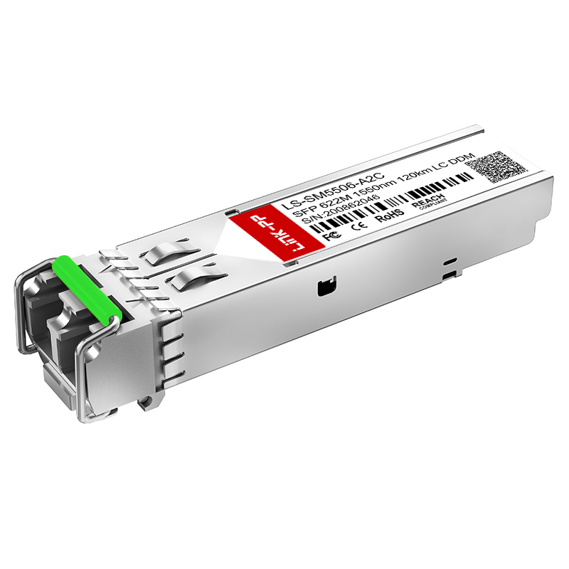 1550nm Single Mode 622M SFP Ethernet Module 120km Duplex LC Optic Transceiver