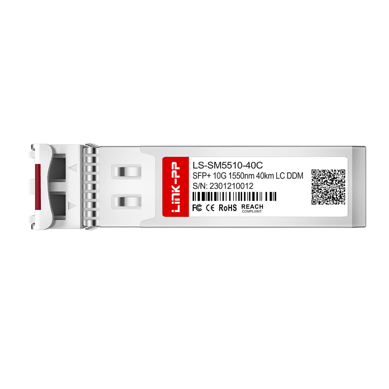 Duplex LC SMF Optical Transceiver Single Mode 1550nm 10G SFP+ Fiber Optic Module 40km