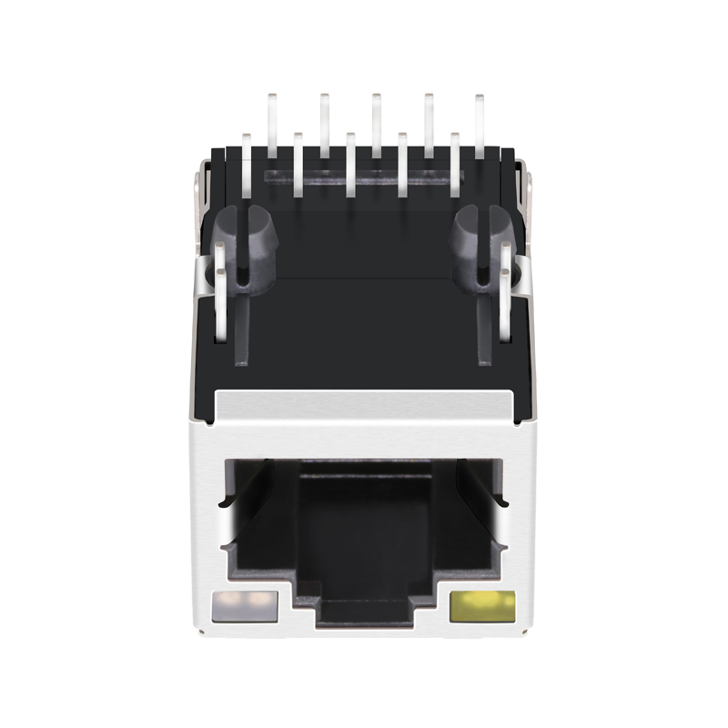 Custom Ethernet RJ45 Magnetic Female Connector Module RT7-195AAM1F