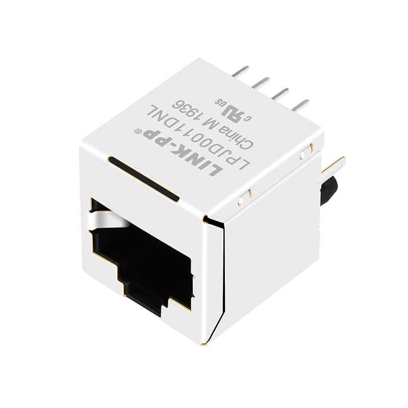 KHU1S041F3 LF 10/100 Base-t Vertical Top Entry Straight RJ45 Jack Connector Without Leds