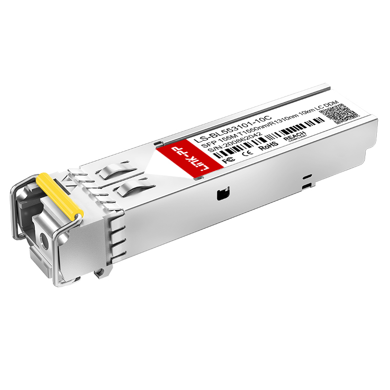 1550nm-TX/1310nm-RX Bidirectional SMF SFP 155M Bidi 10km LC Optic Transceiver Module