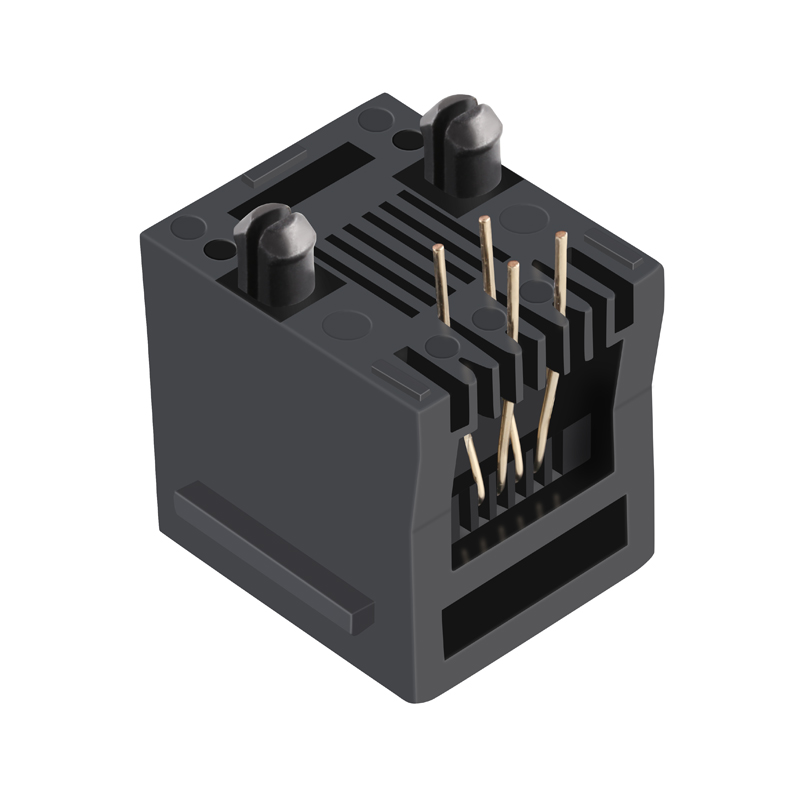 RJ11 Female Connector Isometric View