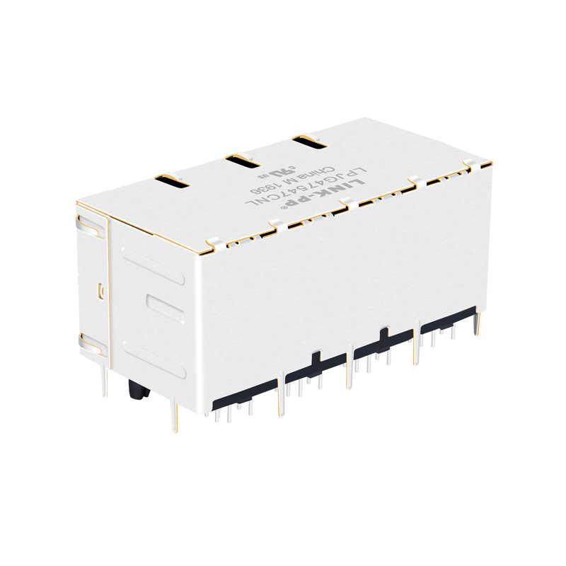 10P8C RJ45 Ethernet 2xN RJ 45 Connector, 2 * 4 Port RJ-45 Jack JC0-0131 DA6T00101 DA6T10303 DU1T202A1
