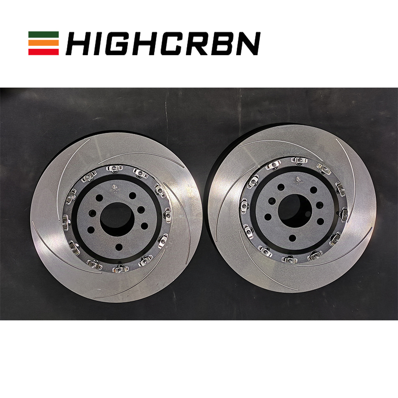 Auto Car High Carbon Alloys Combination 2-Piece Brake Disc (Rotor) for Range Rover Sport Edition OE# Lr033303