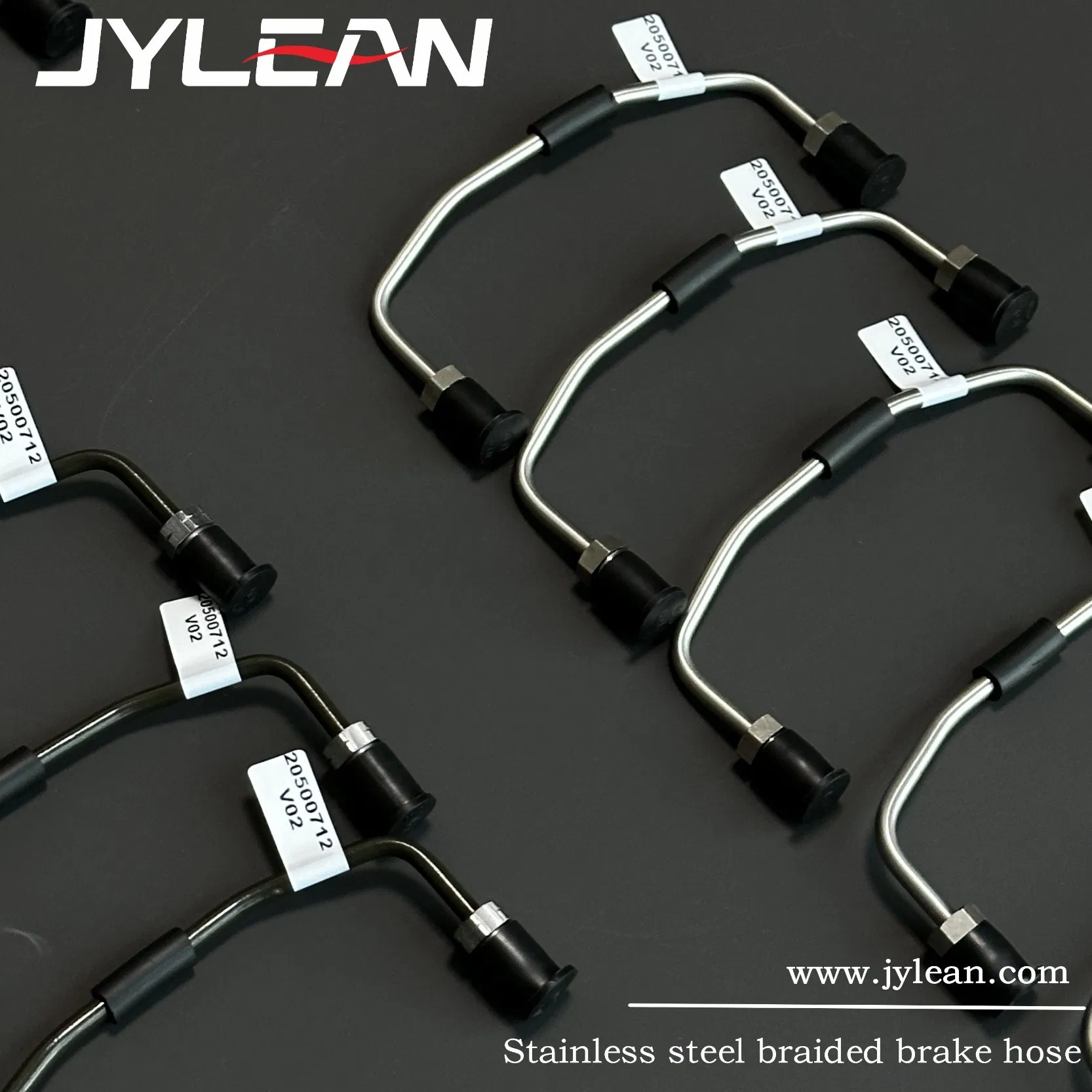 3/16" Steel Brake Line Tube for Automotive OEM Pvf Coated / Bundy Tube Custom Bending Zinc-Nickel Fittings