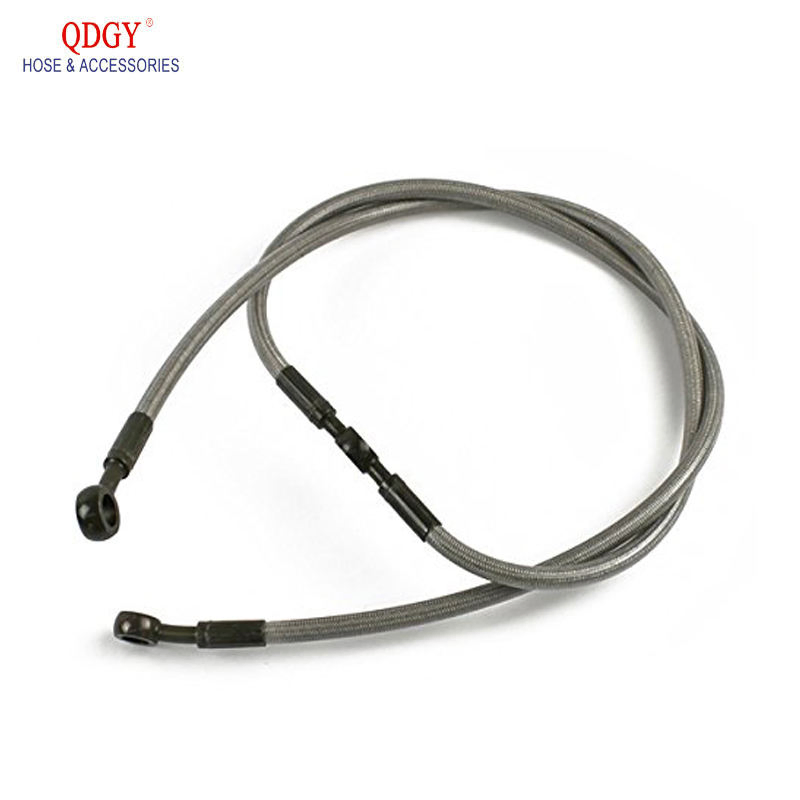 Tusk Front UTV Standard Length Black -Fits: Polaris Ranger Rzr XP 1000 2014-2019 Tefl on PTFE Stainless Steel Braided Brake Cable Hose Pipe Assembly Line