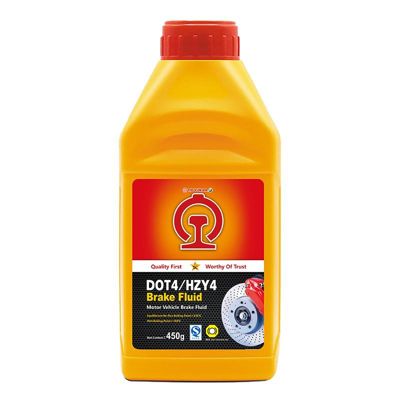 DOT3/DOT4 Brake Fluid That Meets ISO9001 Standards, Excellent Thermal Safety, and Safer Braking