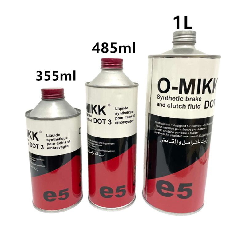 High Quality OEM 355m/485ml /1L Synthetic Brake Fluid Oil DOT3 Factory