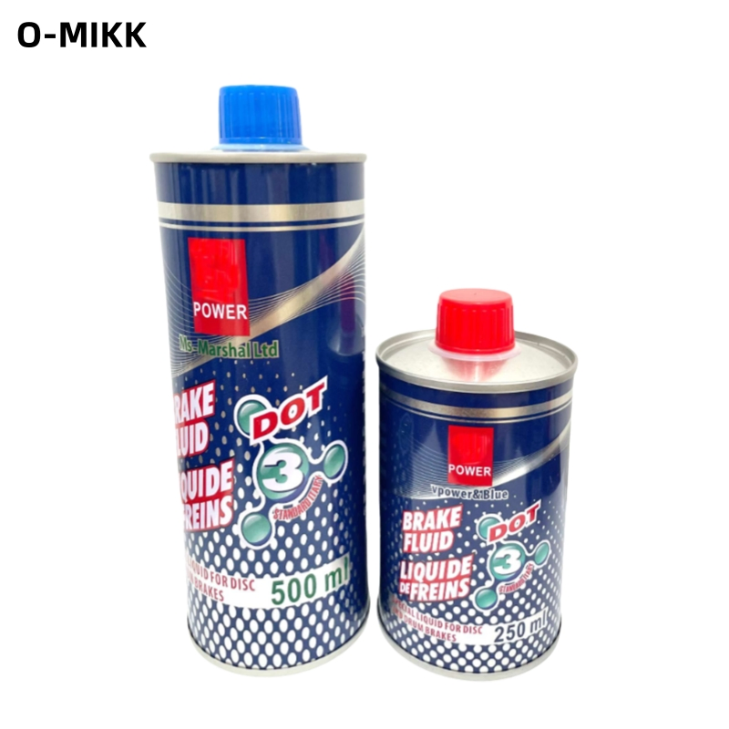 China Factory DOT3 Brake Fluid with Custom Label