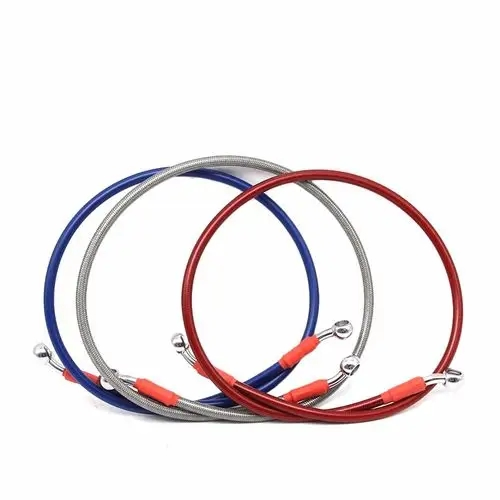 Motorcycle Parts 1/8inch 3.2mm 7.5mm Hydraulic Brake Hose Tube Pipe Line with Stainless Steel Braided for Motorcycle Racing Cars Vehicle