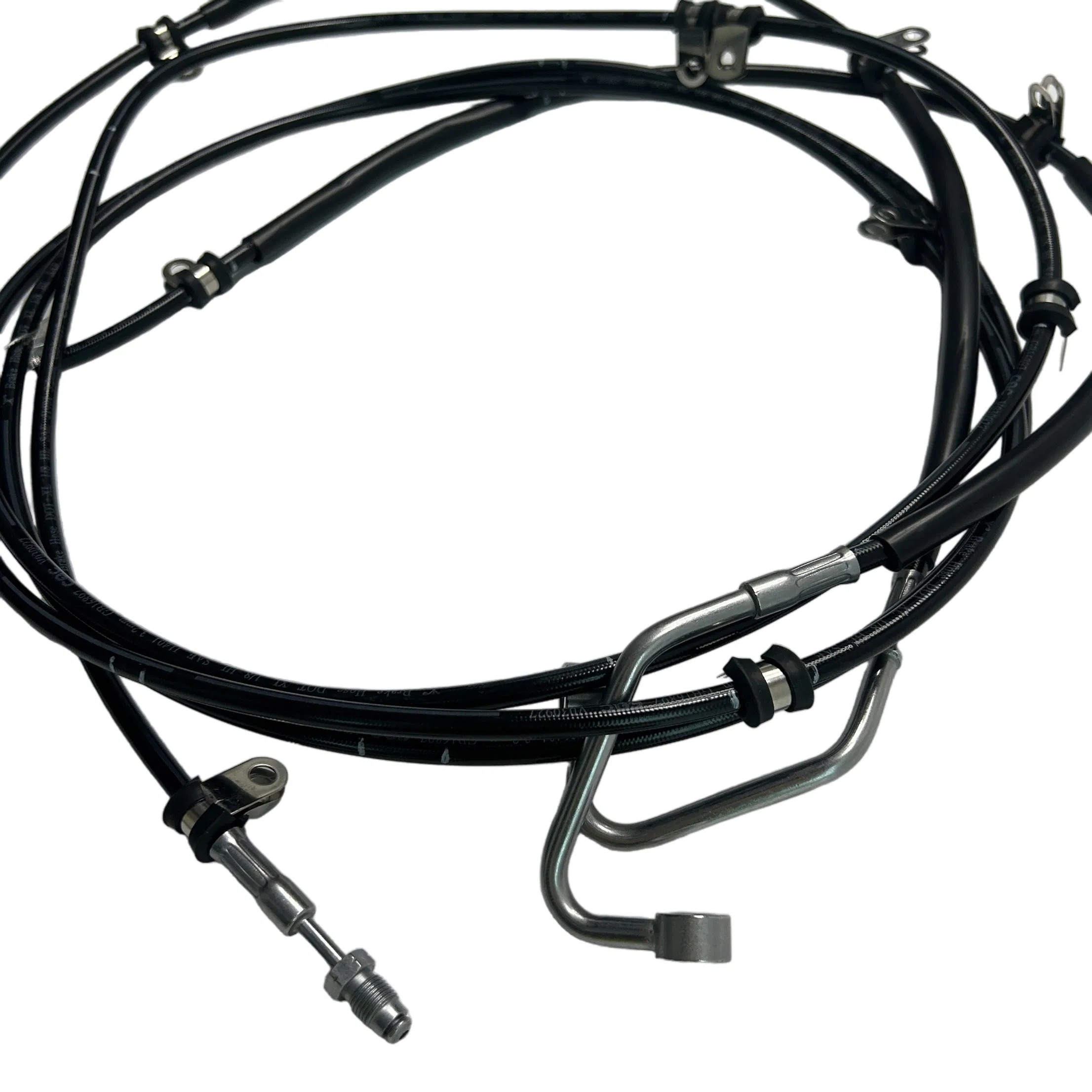 High Quality Flexible Stainless Steel Braided PTFE Brake Hose Fuel Line An3 An4 for Motorcycle ATV Scooter E-Bike Factory Direct