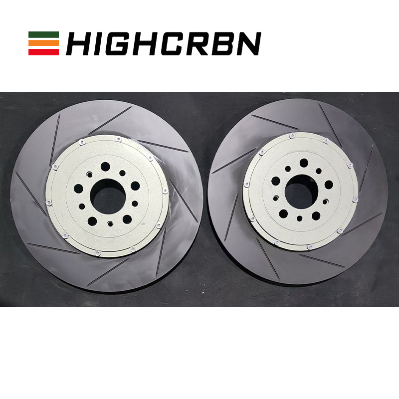 Auto Car High Carbon Alloys Combination 2-Piece Brake Disc (Rotor) for Range Rover Sport Edition OE# Lr033303