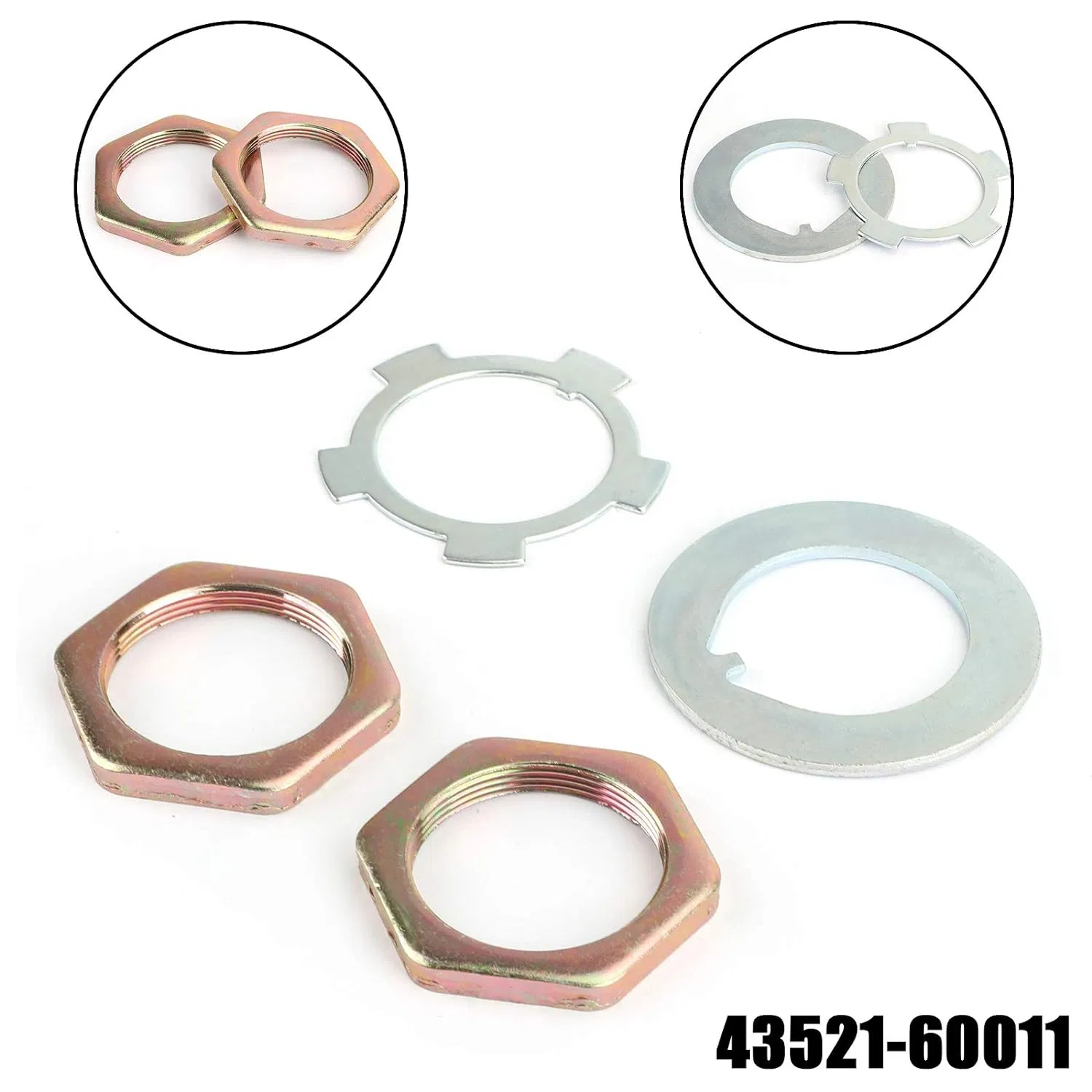 90116-12007 90126-12005 Arm Steering Knuckle Bolt Screw for Toyota Land Cruiser Hilux Fzj75 Fzj80 Spare Parts (studs, nuts, cone washers)