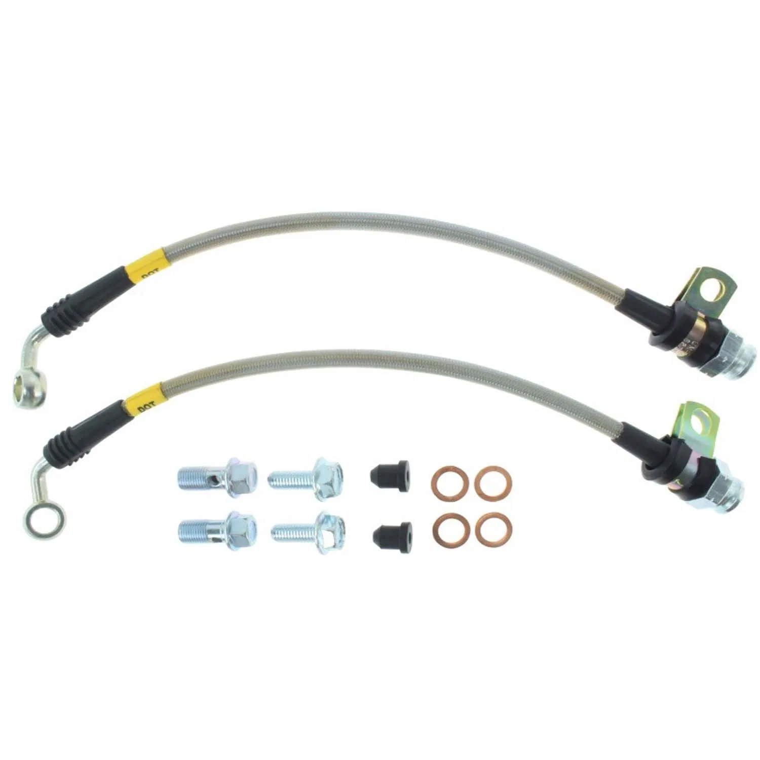 High Performance DOT Federal Motor Vehicle Safety Standards Automobile Parts Braided Stainless Steel Truck Car Motorcycle PTFE Flexible Brake Pipe Hose Lines