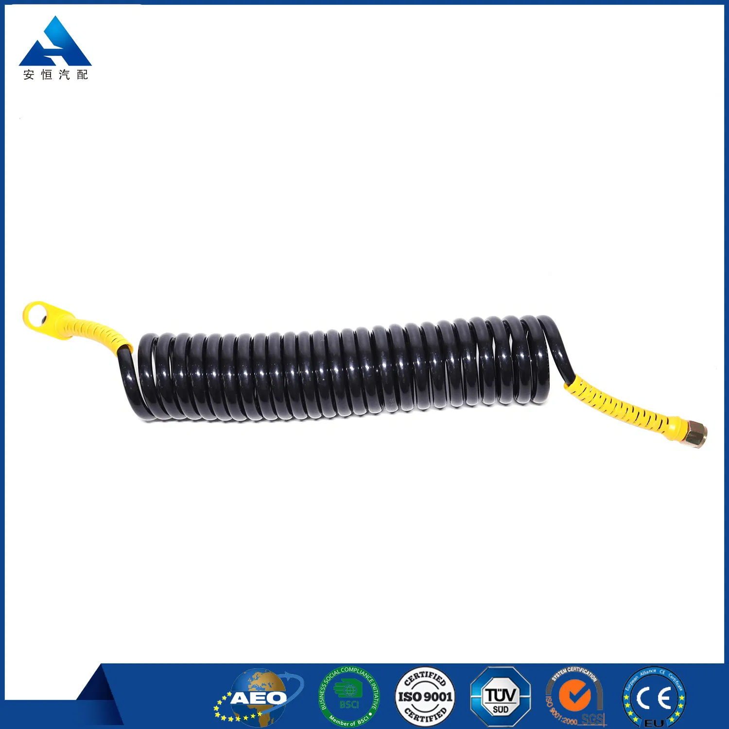 Selling High Quality Coiled Air Lines for Trailer Brake Air Hose