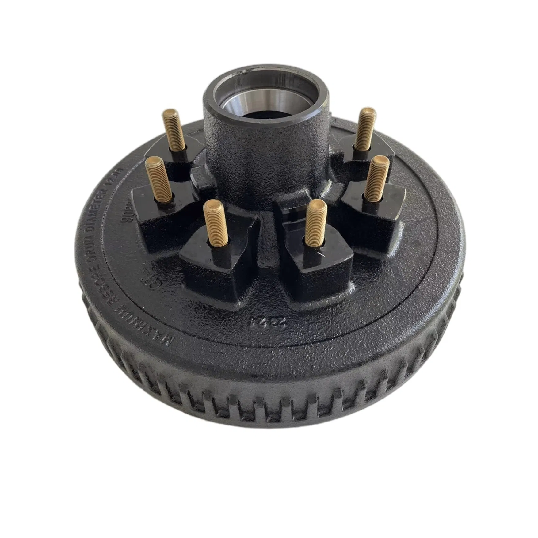 Aftermarket Heavy Duty Brake Drum Kit Including Mounting Hardware and Preinstalled Wheel Studs for Convenience