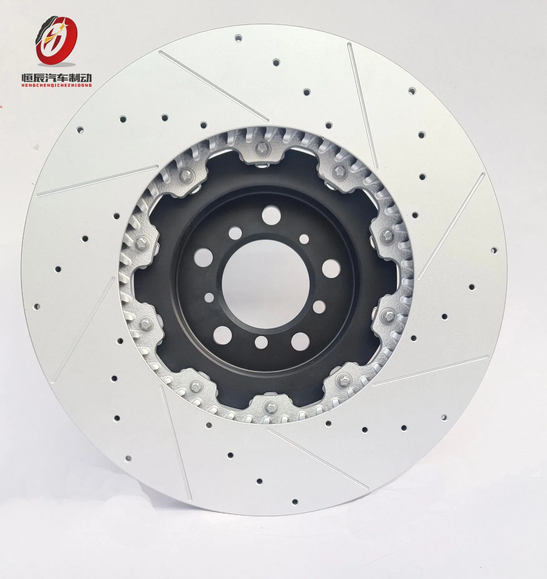 Auto Parts Original Upgraded Split 2-Piece Brake Disc Rotor for Cadillac Xt5 2.0t (28E) OE#13516726/13526775