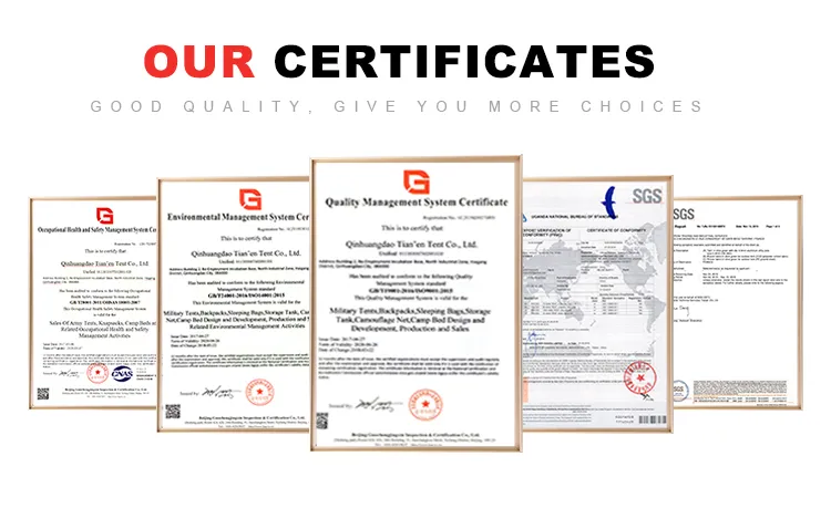 Certifications
