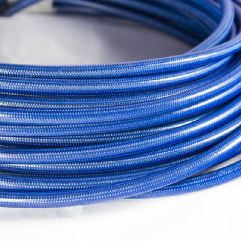 Stainless Steel Braided PTFE Brake Hose Line with PU Layer for Motorcycle