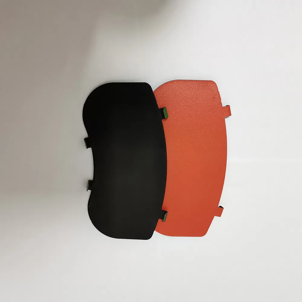 China Brake Factory 3m Glue Steel Rubber Anti-Noise Shim for Break Pad Components