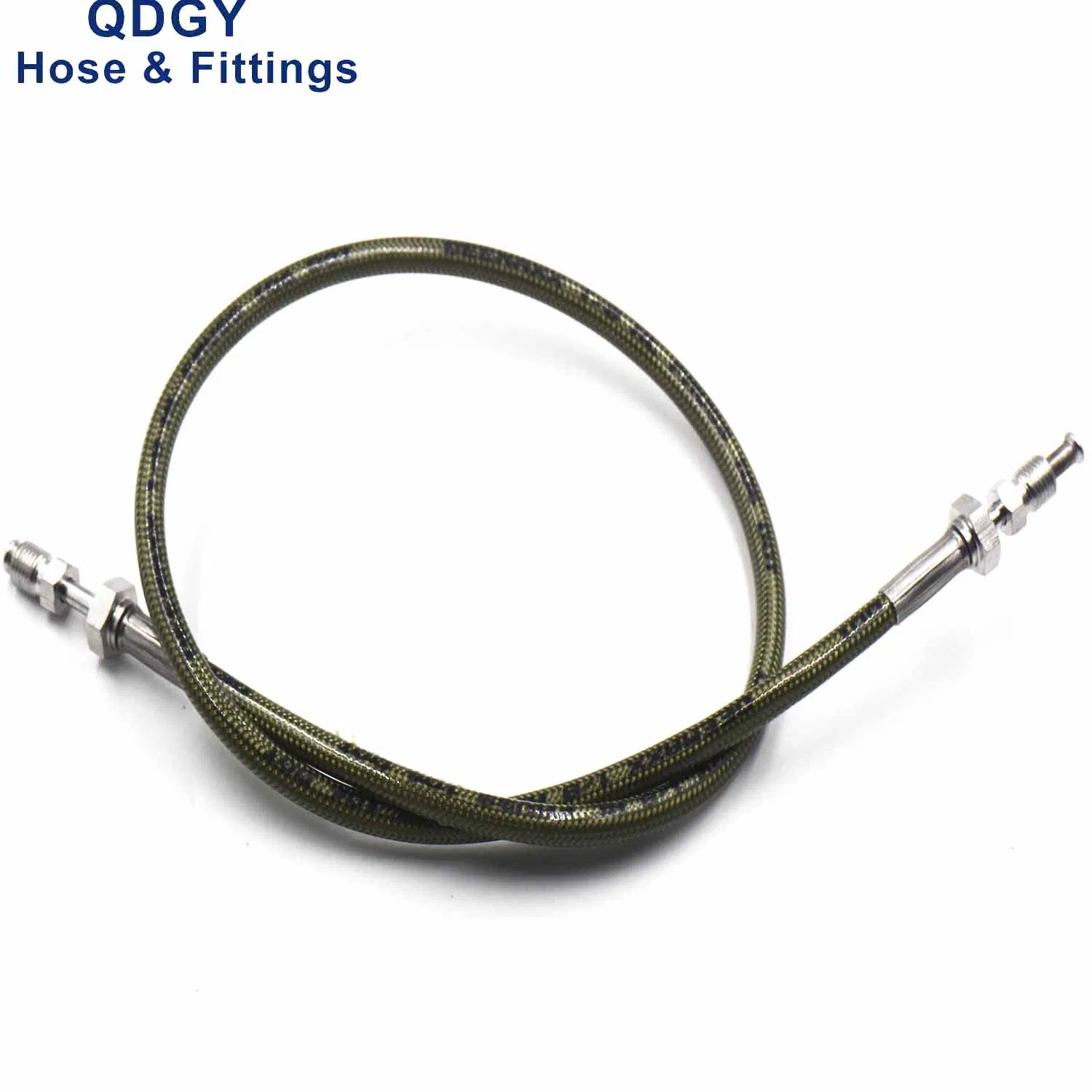 High Performance DOT Federal Motor Vehicle Safety Standards Automobile Parts Braided Stainless Steel Truck Car Motorcycle PTFE Flexible Brake Pipe Hose Lines