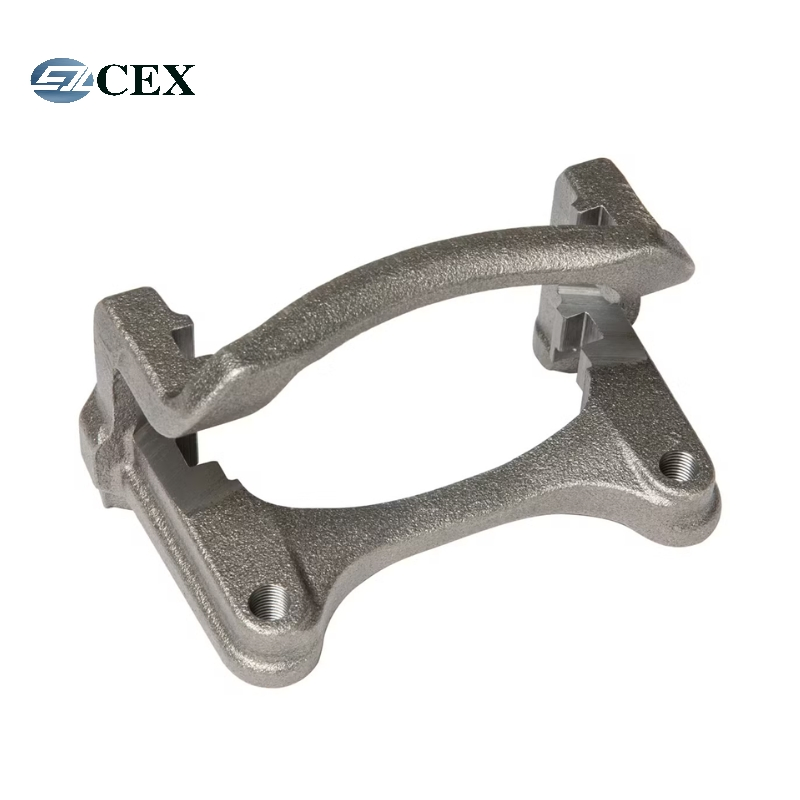 Nodular Cast Iron/Qt600/Qt700 Shell Mold Casting Electroplated Brake Caliper Bracket