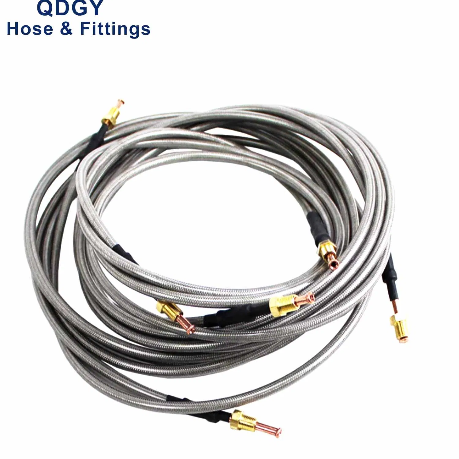 High Performance DOT Federal Motor Vehicle Safety Standards Automobile Parts Braided Stainless Steel Truck Car Motorcycle PTFE Flexible Brake Pipe Hose Lines