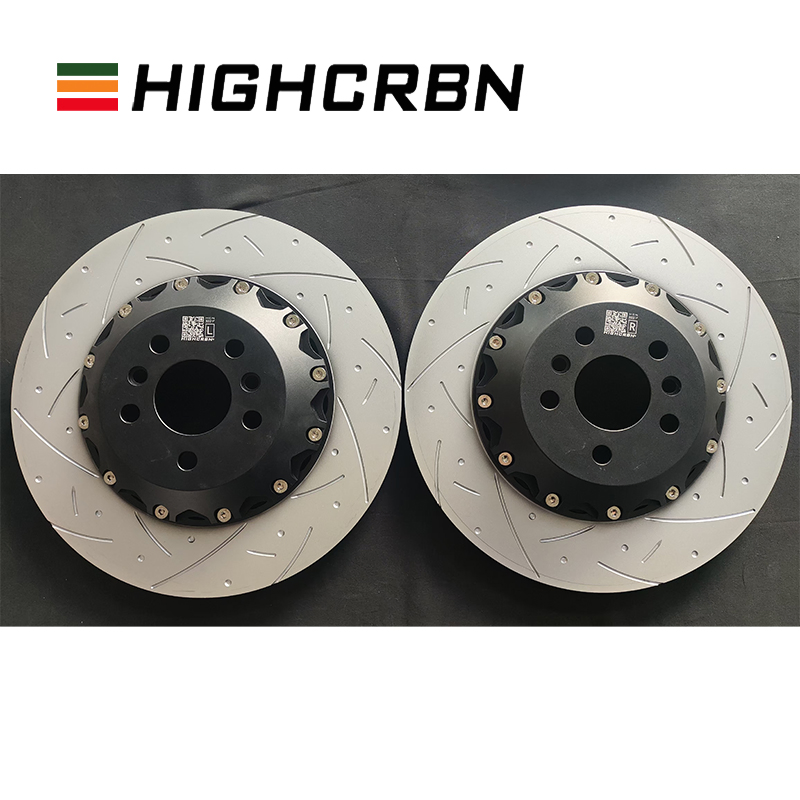 Auto Car High Carbon Alloys Combination 2-Piece Brake Disc (Rotor) for Range Rover Sport Edition OE# Lr033303