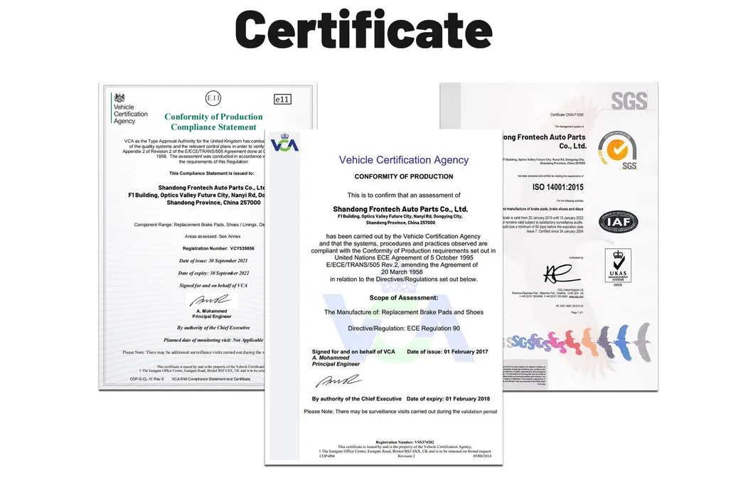 Certifications Display