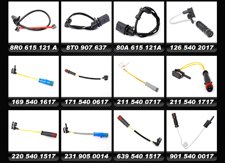 High Quality Auto Spare Parts Brake System Brake Pad Wear Sensors for BMW Mercedes-Benz Jaguar Audi Volkswagen Roewe Mclaren Toyota Ford Mini