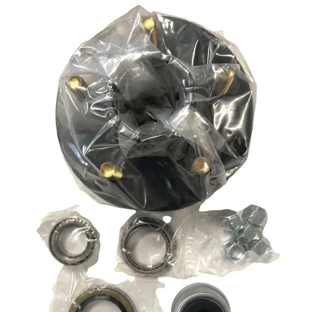 Aftermarket Heavy Duty Brake Drum Kit Including Mounting Hardware and Preinstalled Wheel Studs for Convenience