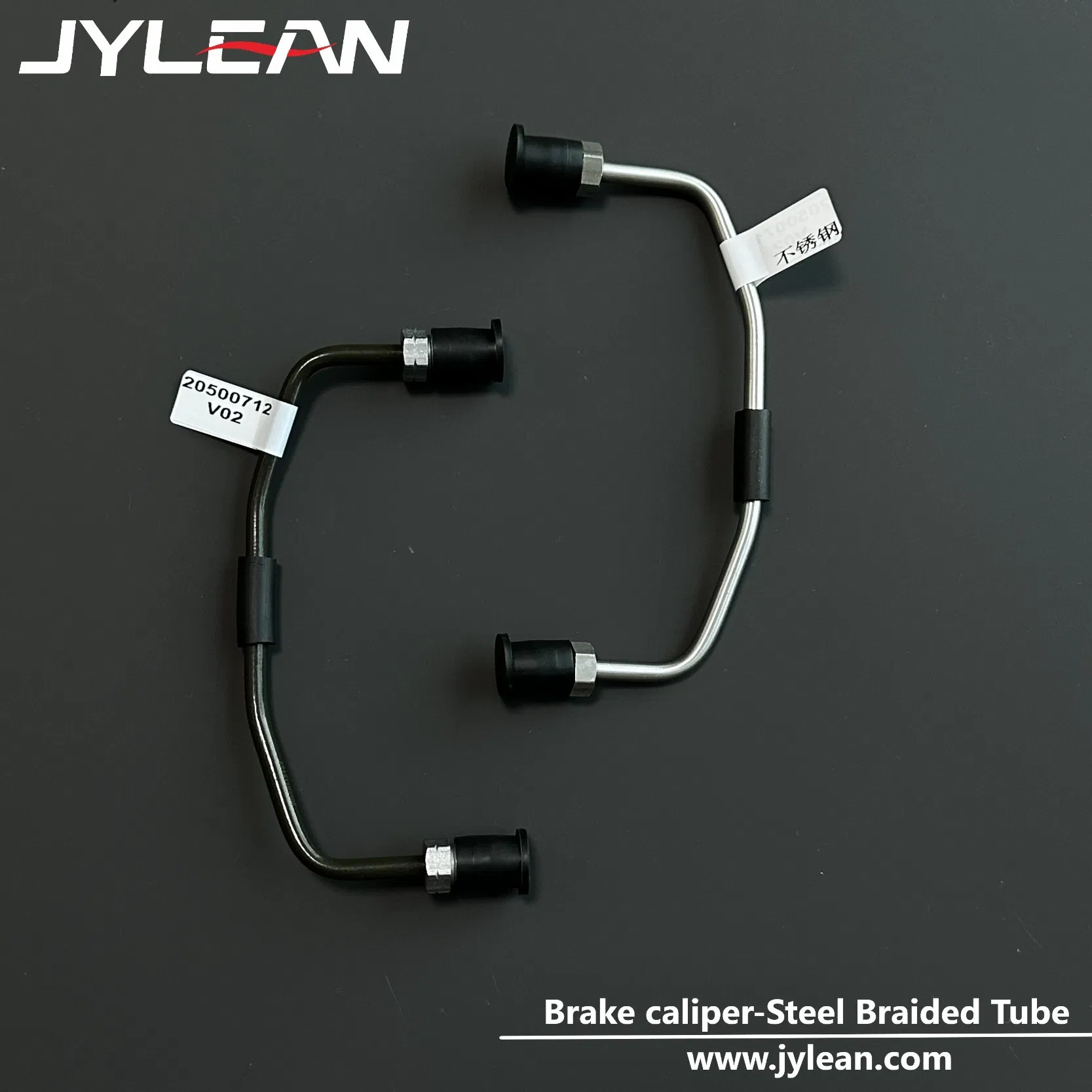 3/16" Steel Brake Line Tube for Automotive OEM Pvf Coated / Bundy Tube Custom Bending Zinc-Nickel Fittings