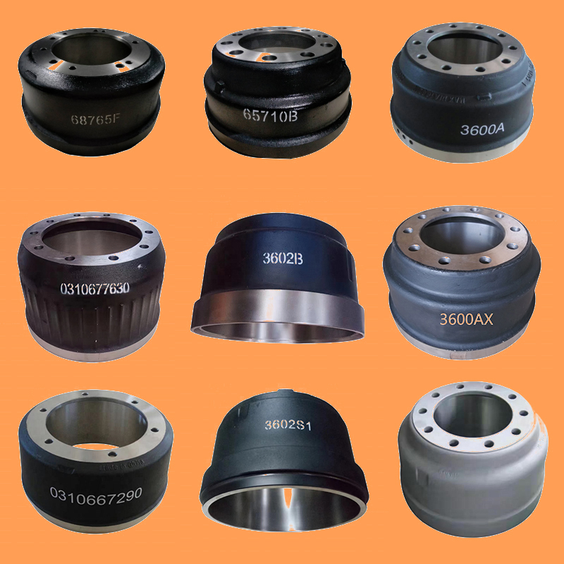 Semi Trailer Brake Drum 3600A Trailer Truck Brake Drum 3600A 3600ax Brake Drum