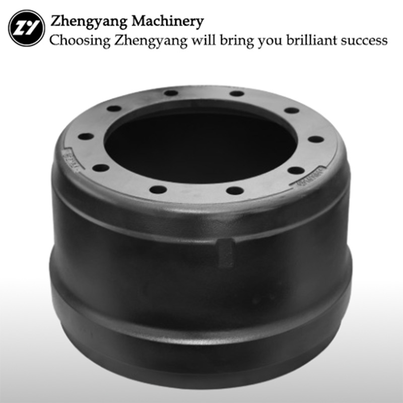 Zhengyang Heavy Duty Truck Auto Parts American Type Axle Brake Drum 13t 14t Factory Customizable