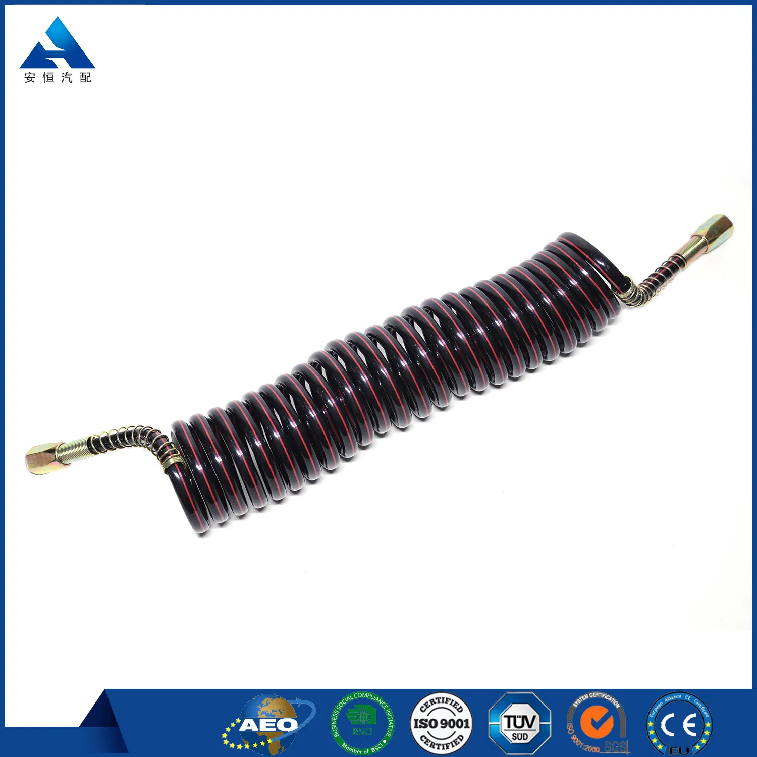 Selling High Quality Coiled Air Lines for Trailer Brake Air Hose