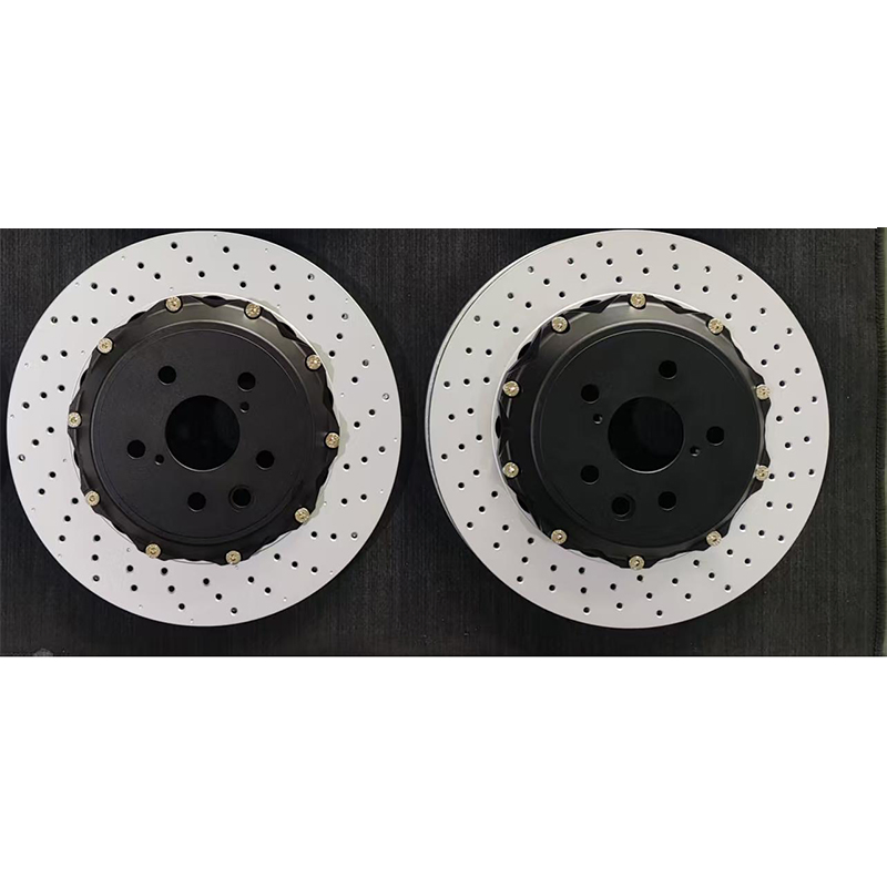 Auto Parts Original Upgraded Split 2-Piece Brake Disc Rotors for Porsche Panamera971